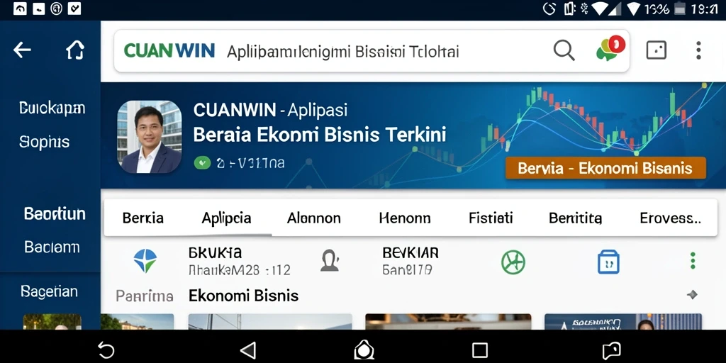 Tampilan antarmuka CUANWIN yang informatif dan user-friendly.