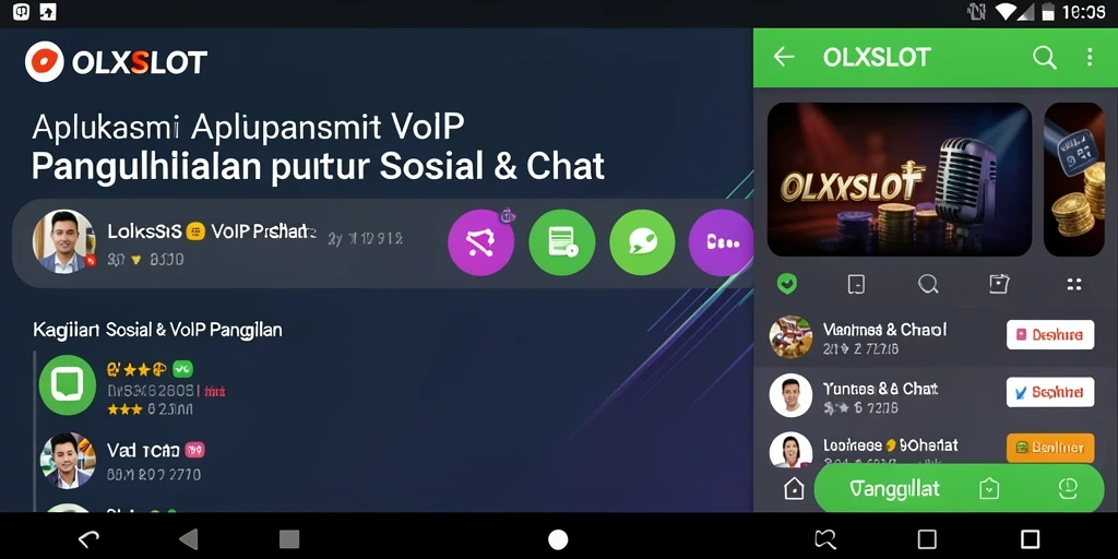 Antarmuka OLXSLOT untuk panggilan VoIP yang intuitif dan modern.