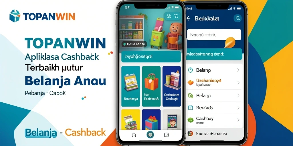 Tampilan utama aplikasi TOPANWIN dengan fitur cashback yang menarik.