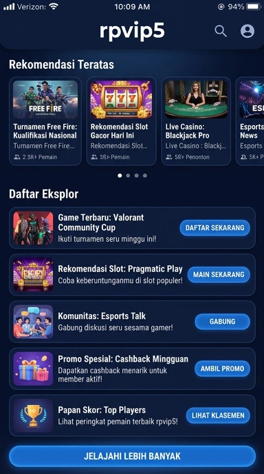 Katalog Aplikasi Populer dan Kanal Uji - rpvip5
