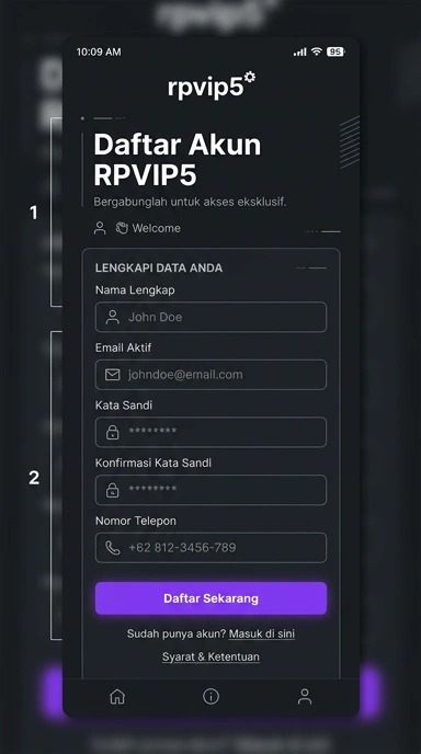Panduan Lengkap Registrasi Akun rpvip5 untuk Pengguna Android